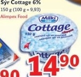 Syr cottage milki