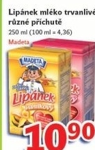 Napoj mleko ochucene lipanek