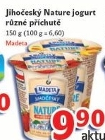 Jogurt nature ochuceny jihocesky madeta