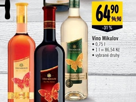 Vino motyl vino mikulov
