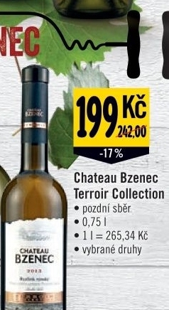 Vino terroir collection chateau bzenec pozdni sber