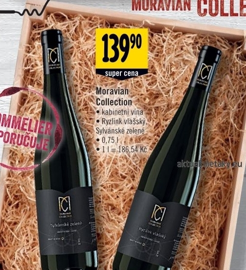 Vino ryzlink vlassky moravian collection kabinetni