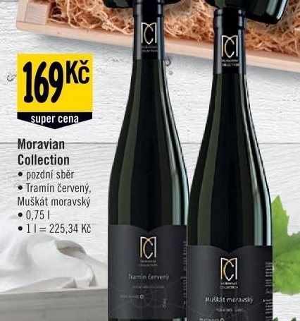 Vino tramin cerveny moravian collection pozdni sber
