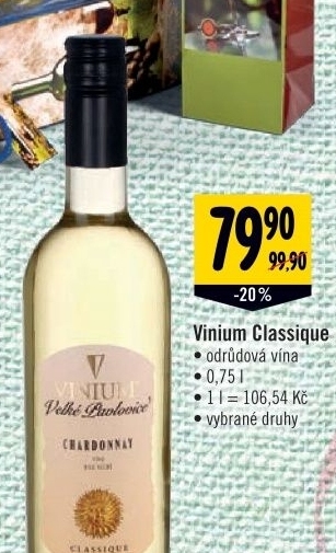 Vina vinium classique velke pavlovice