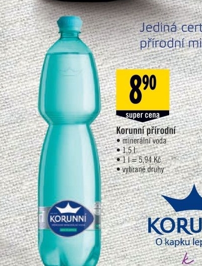 Voda prirodni korunni