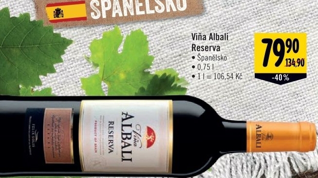 Vino cervene reserva vi a albali