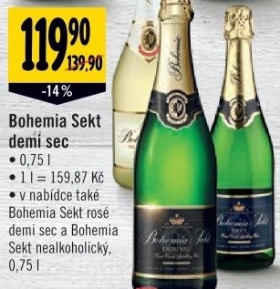 Sekt demi sec bohemia sekt