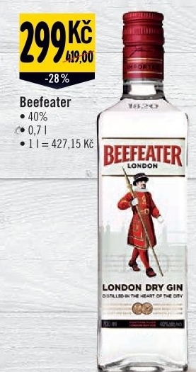 Gin beefeater