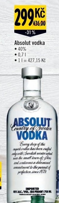 Vodka absolut