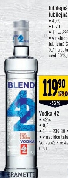 Vodka 42 blend granette