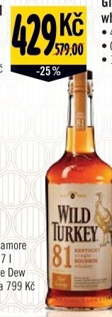Bourbon 81 wild turkey