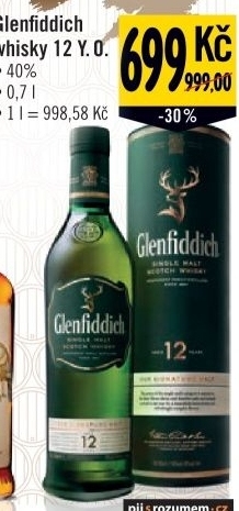 Whisky 12 yo glenfiddich