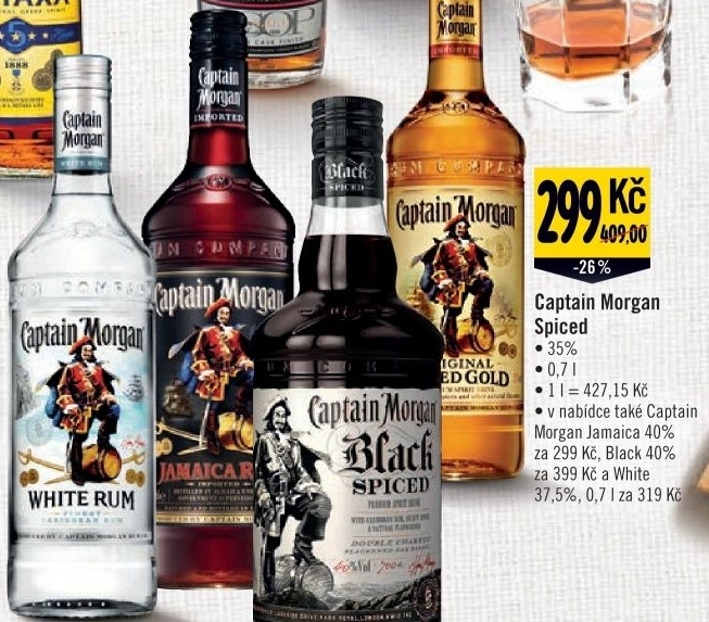Rum spiced gold captain morgan