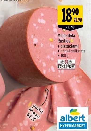 Sunka mortadella rustica delpra