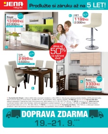 akční leták Jena nábytek 9.9.2015-22.9.2015