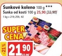 Koleno sunkove le co