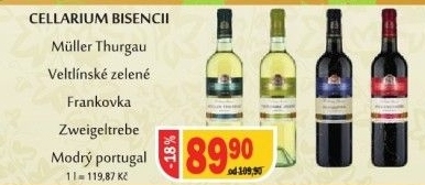 Vino muller thurgau cellarium bisencii zamecke vinarstvi bzenec
