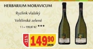 Vino ryzlink vlassky herbarium moravicum zamecke vinarstvi bzenec