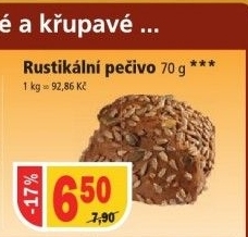 Pecivo rustikalni