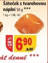 Satecek tvarohovy