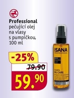 Olej na vlasy professional isana