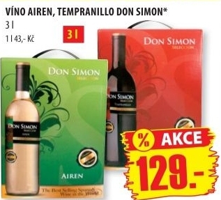 Vino airen don simon bag in box