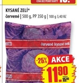 Zeli cervene kysane