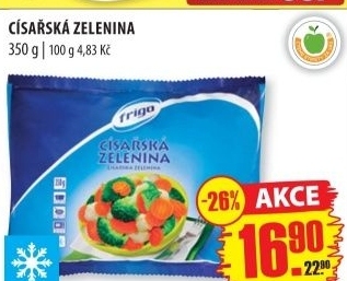 Zelenina cisarska mrazena frigo