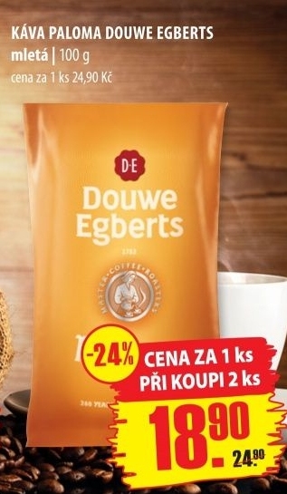 Kava mleta paloma douwe egberts