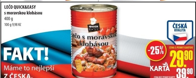 Leco s moravskou klobasou quick easy