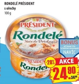 Syr termizovany rondele president