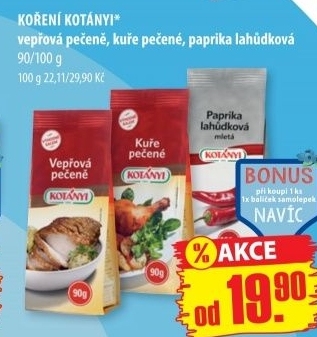 Koreni veprova pecene kotanyi