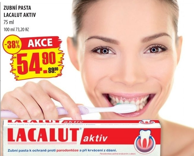 Pasta na zuby aktiv lacalut