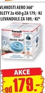 Pohlcovac vlhkosti aero 360 ceresit nahradni tablety