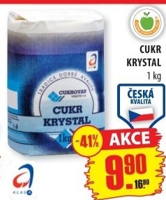 Cukr krystal cukrovar vrbatky