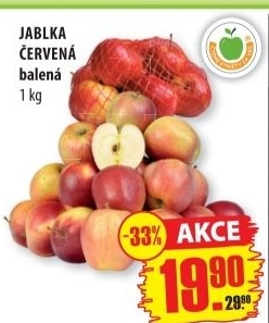 Jablka cervena