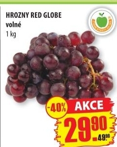 Hrozny cervene red globe