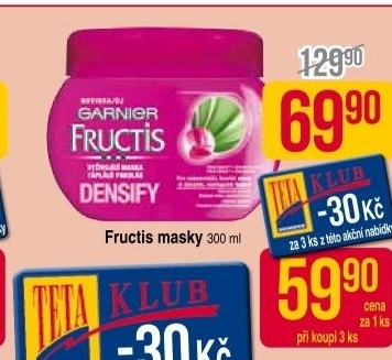 Maska na vlasy fructis garnier