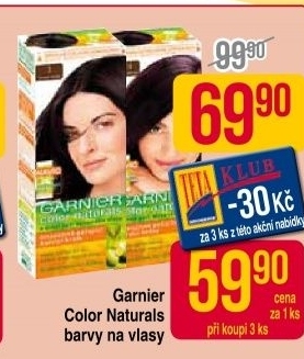 Barva na vlasy color naturals garnier