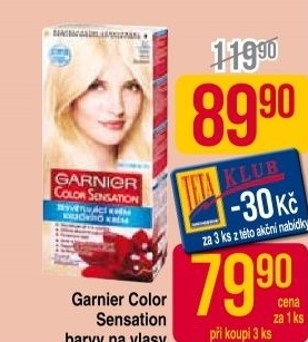 Barva na vlasy color sensation garnier