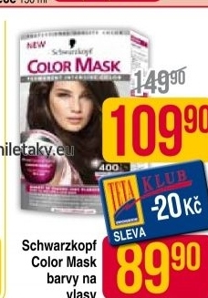 Barva na vlasy color mask schwarzkopf