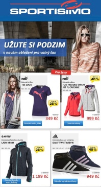 akční leták Sportisimo 16.9.2015-30.9.2015