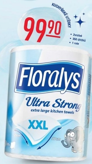Uterky kuchynske ultra strong floralys