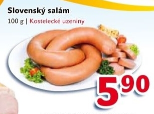 Salam slovensky toceny kostelecke uzeniny