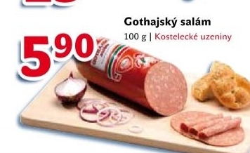 Salam gothaj kostelecke uzeniny