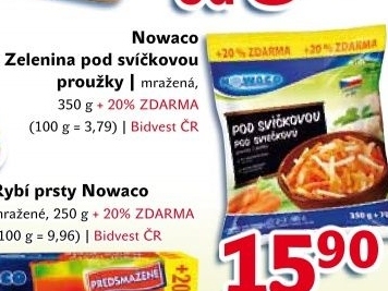 Zelenina pod svickovou mrazena nowaco