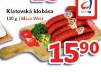 Klobasa klatovska maso west