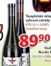 Vino templarske sklepy cejkovice