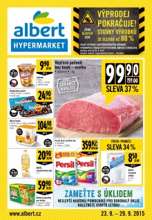 akční leták Albert 23.9.2015-29.9.2015