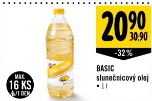 Olej slunecnicovy basic